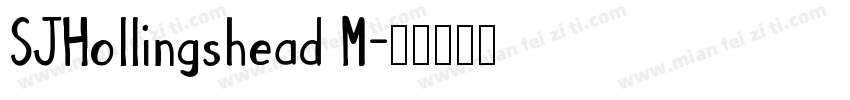 SJHollingshead M字体转换
